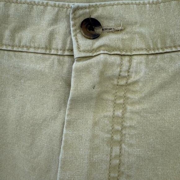 L.L. Bean VTG Natural Fit Cotton Tan Flat Front Chinos Mens Size 36x32 Trousers - Picture 10 of 10